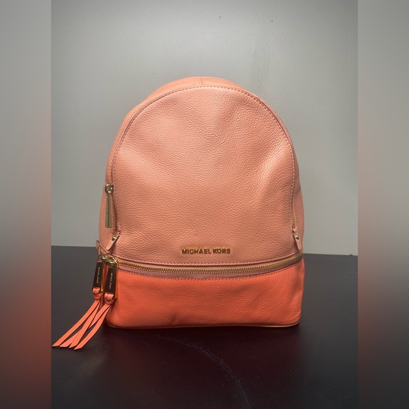 Michael Kors Rhea Medium Color-block Backpack - Picture 1 of 2